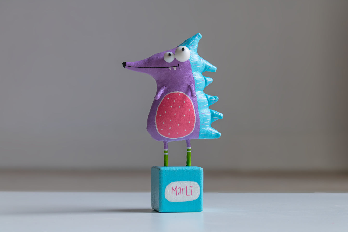 Rory the  hedgehog Collectible Handcrafted interior toy, Gift by Marlitoyart