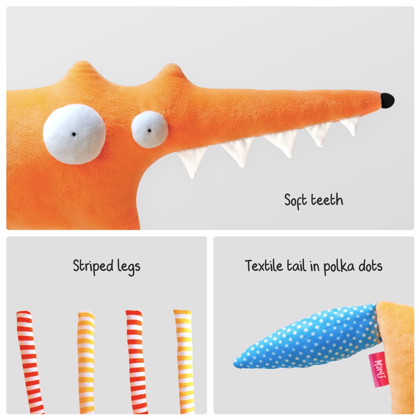 Handmade Plush Fox - Toy for Kids | Marlitoyart