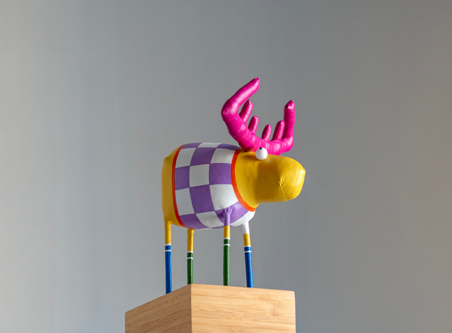 Handmade Sunny Moose, Interior Sculpture | Marlitoyart