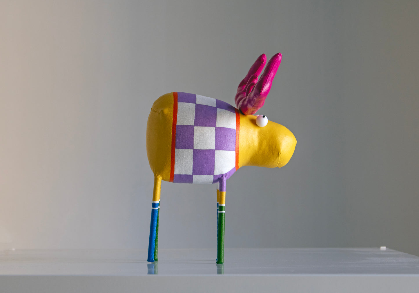 Handmade Sunny Moose, Interior Sculpture | Marlitoyart