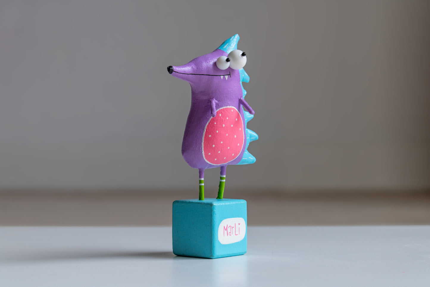 Rory the  hedgehog Collectible Handcrafted interior toy, Gift by Marlitoyart