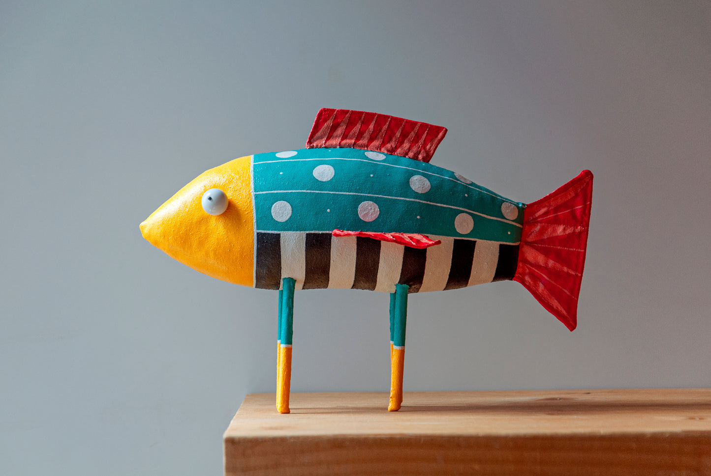 Handmade Big Fish , Interior Sculpture | Marlitoyart