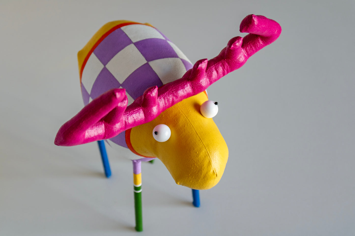 Handmade Sunny Moose, Interior Sculpture | Marlitoyart