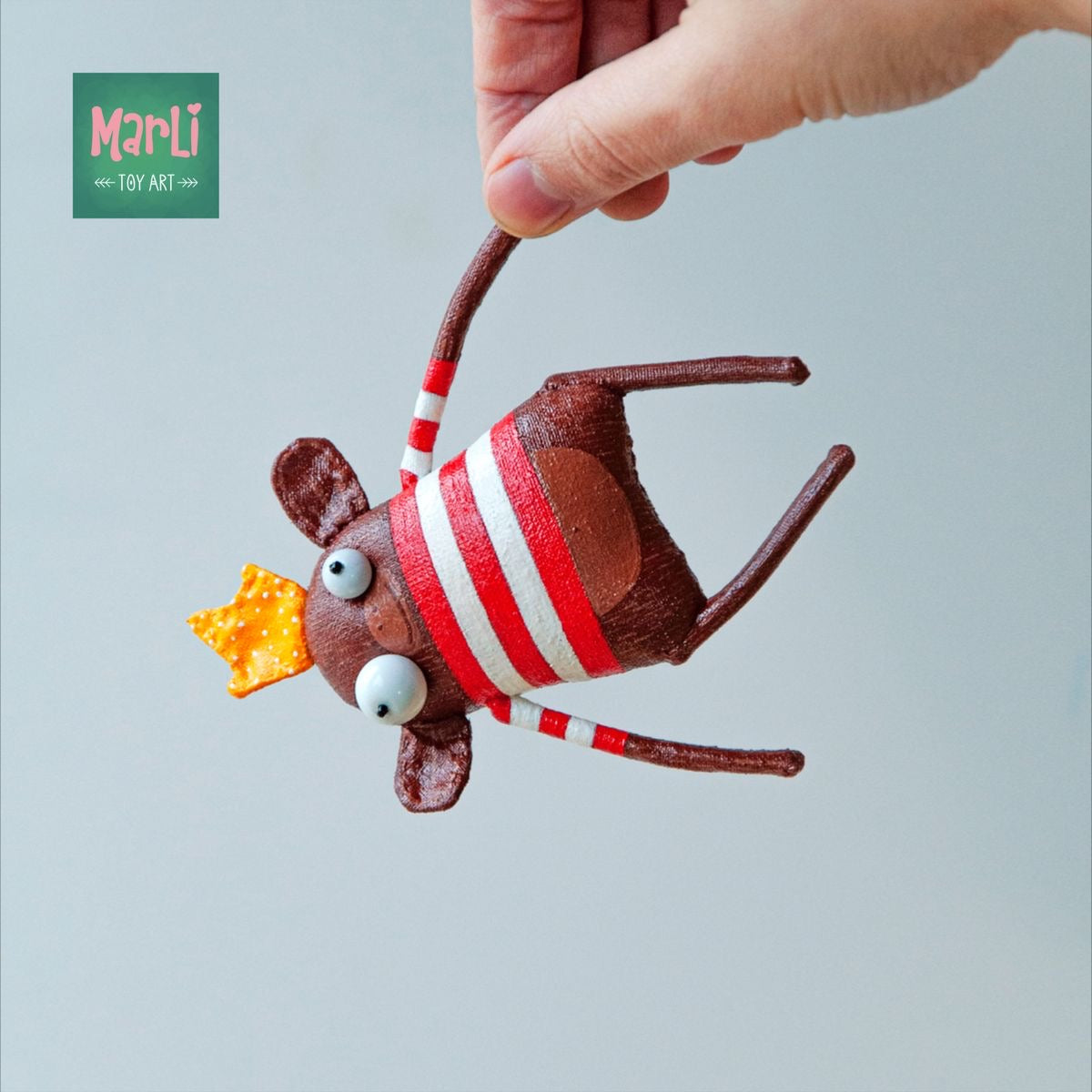 Handmade Monkey Queen, brooch - unique accessory | Marlitoyart