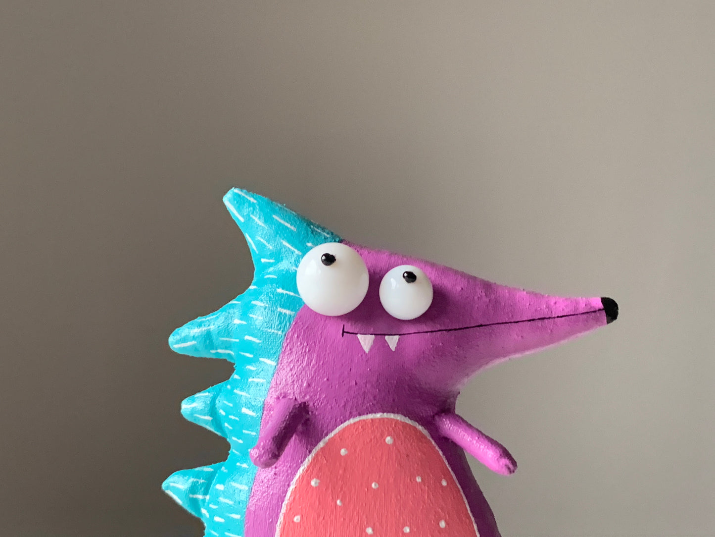 Handmade Hedgehog, Brooch | Marlitoyart