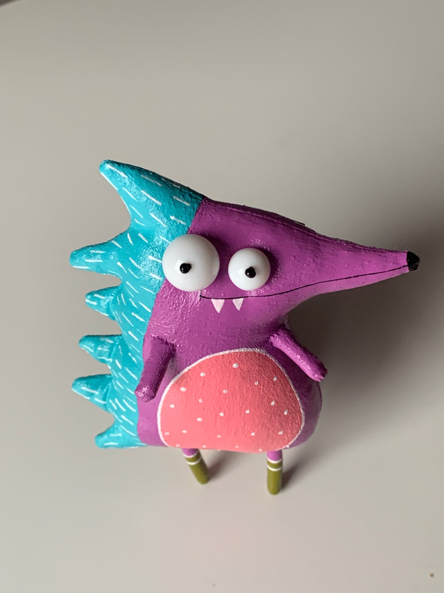 Handmade Hedgehog, Brooch | Marlitoyart