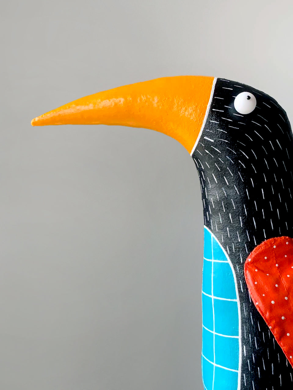 Handmade Big Black Bird Interior    Sculpture - Art for Home | Marlitoyart