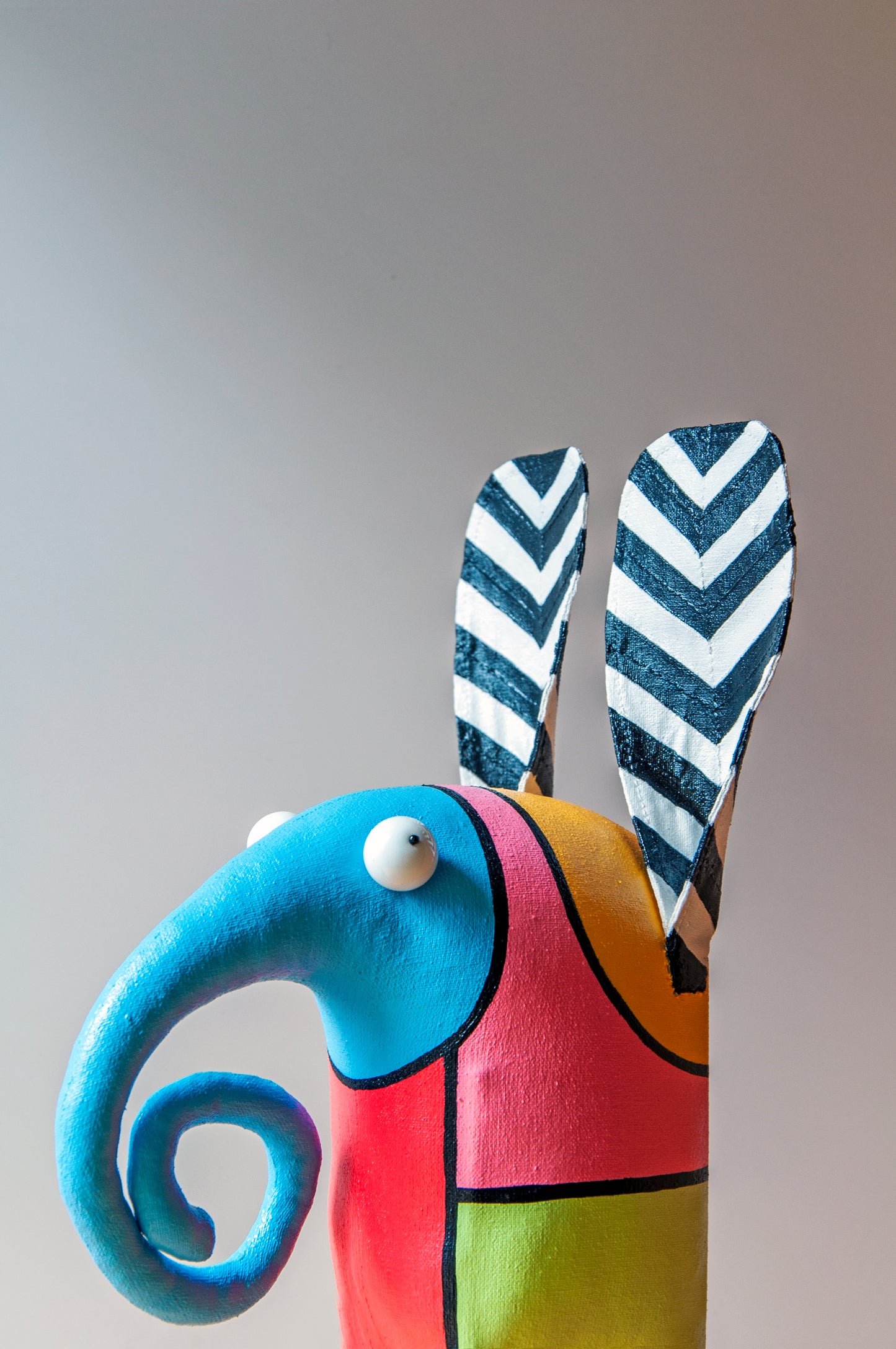 Handmade Pop Art Elephant Interior Sculpture - Home Decoration | Marlitoyart