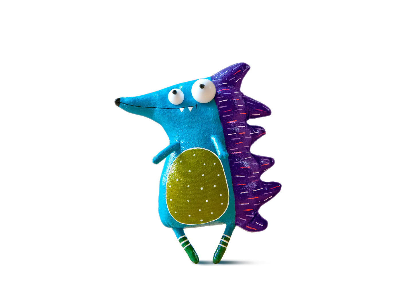 Handmade Hedgehog, Brooch | Marlitoyart