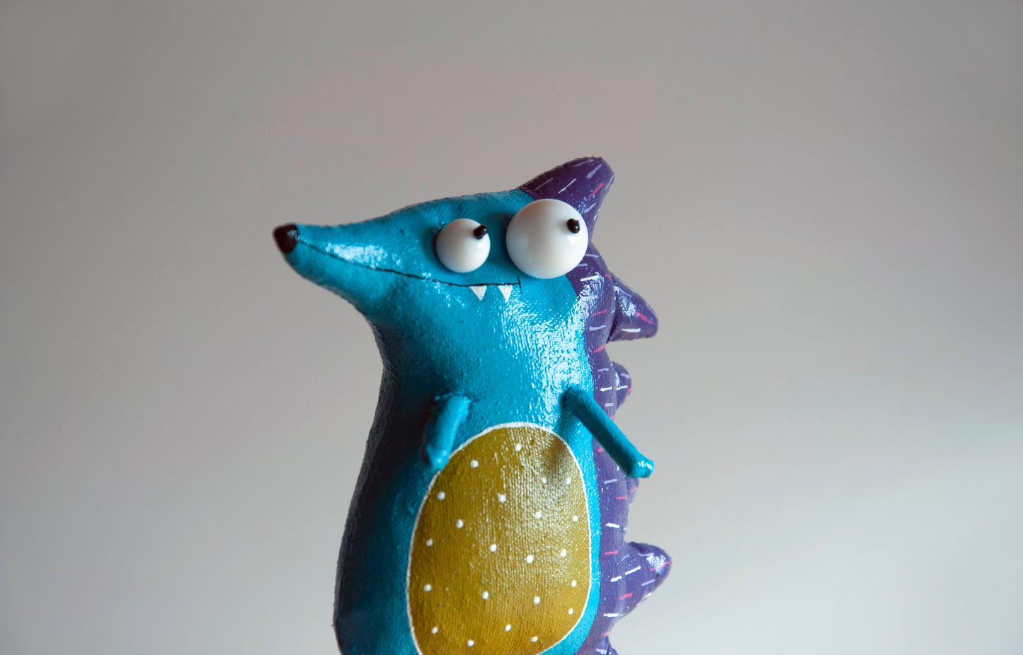 Handmade Hedgehog, Brooch | Marlitoyart