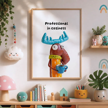 Professional in coziness, Digital Art Download