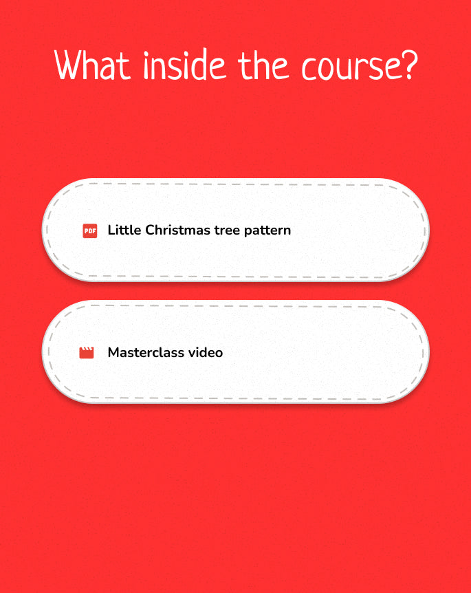 Little Christmas Tree Sewing Masterclass | Step-by-step Handmade Video Tutorial | Marlitoyart