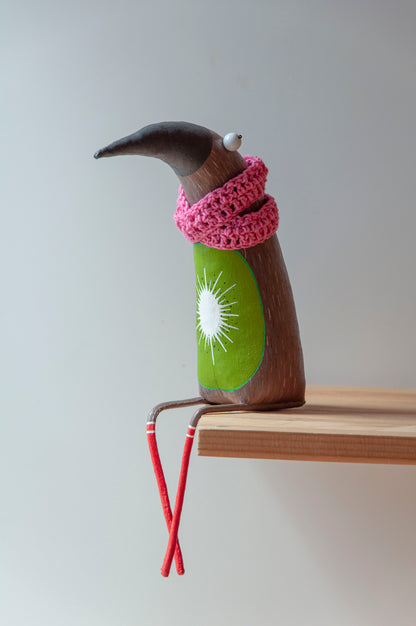 Handmade Kiwi Bird, Interior Sculpture - Home Decoration | Marlitoyart