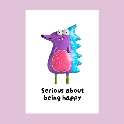 Serious about being happy, Digital Art Download