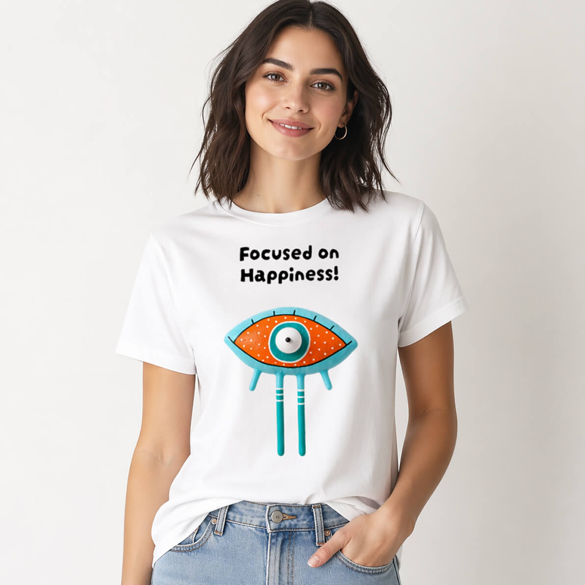 Focus on Happiness , Digital Art Download