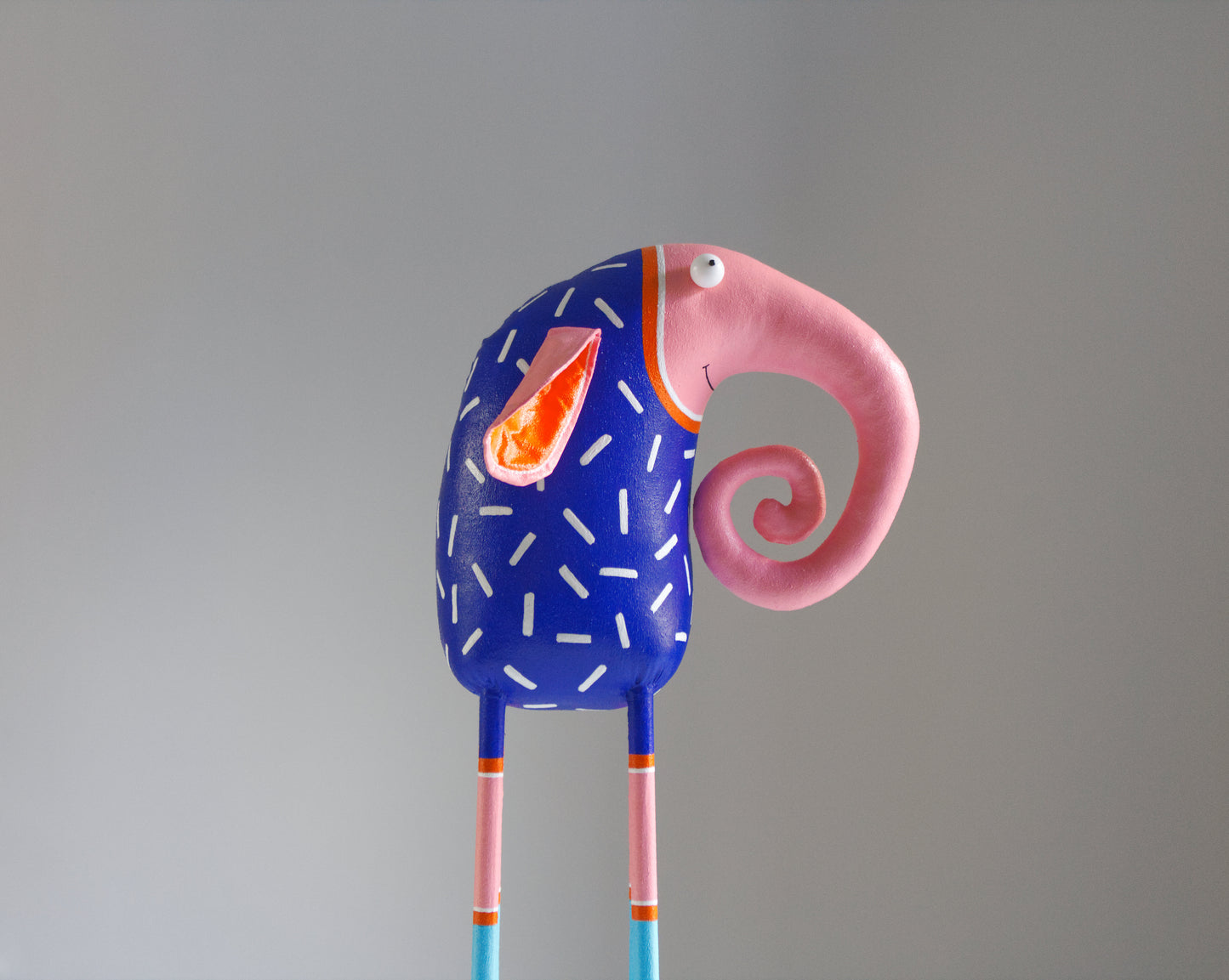 Elephant Sculpture Hugo Whimsical Art Object for Home Decor