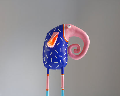 Elephant Sculpture Hugo Whimsical Art Object for Home Decor