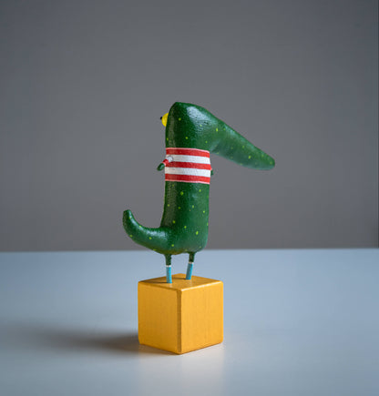 Louis the alligator– Collectible Handcrafted Gift by Marlitoyart