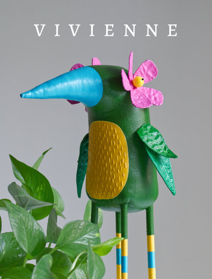Vivienne - Large Decorative Bird Sculpture