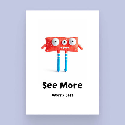 See More. Worry Less , Digital Art Download