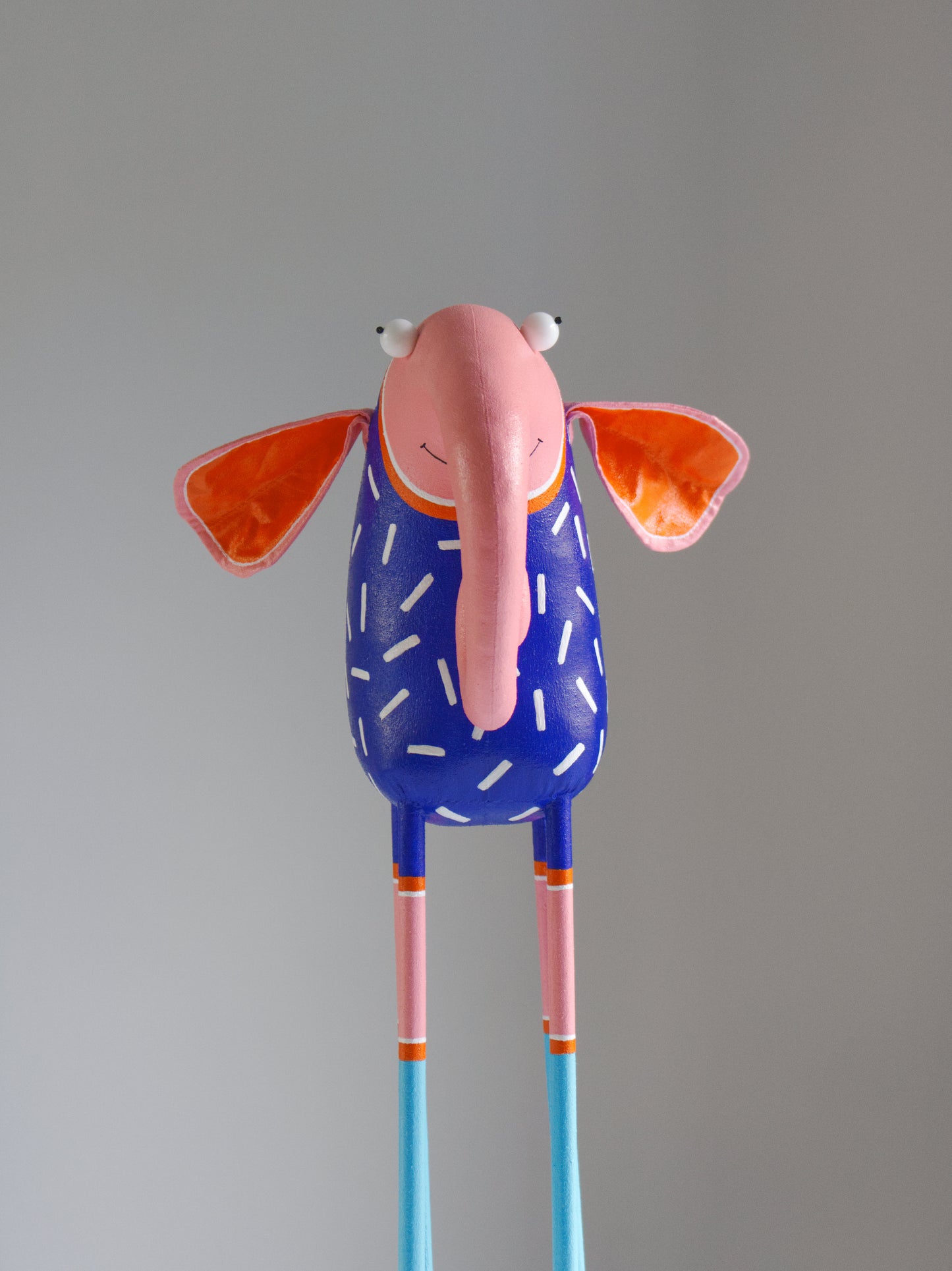 Elephant Sculpture Hugo Whimsical Art Object for Home Decor