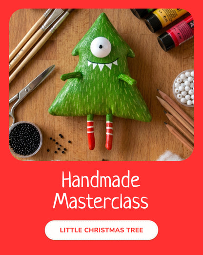 Little Christmas Tree Sewing Masterclass | Step-by-step Handmade Video Tutorial | Marlitoyart