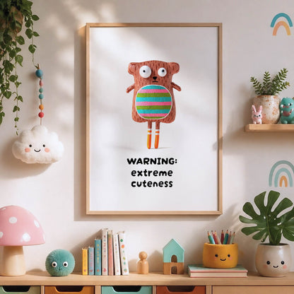 Warning: extreme cuteness, Digital Art Download